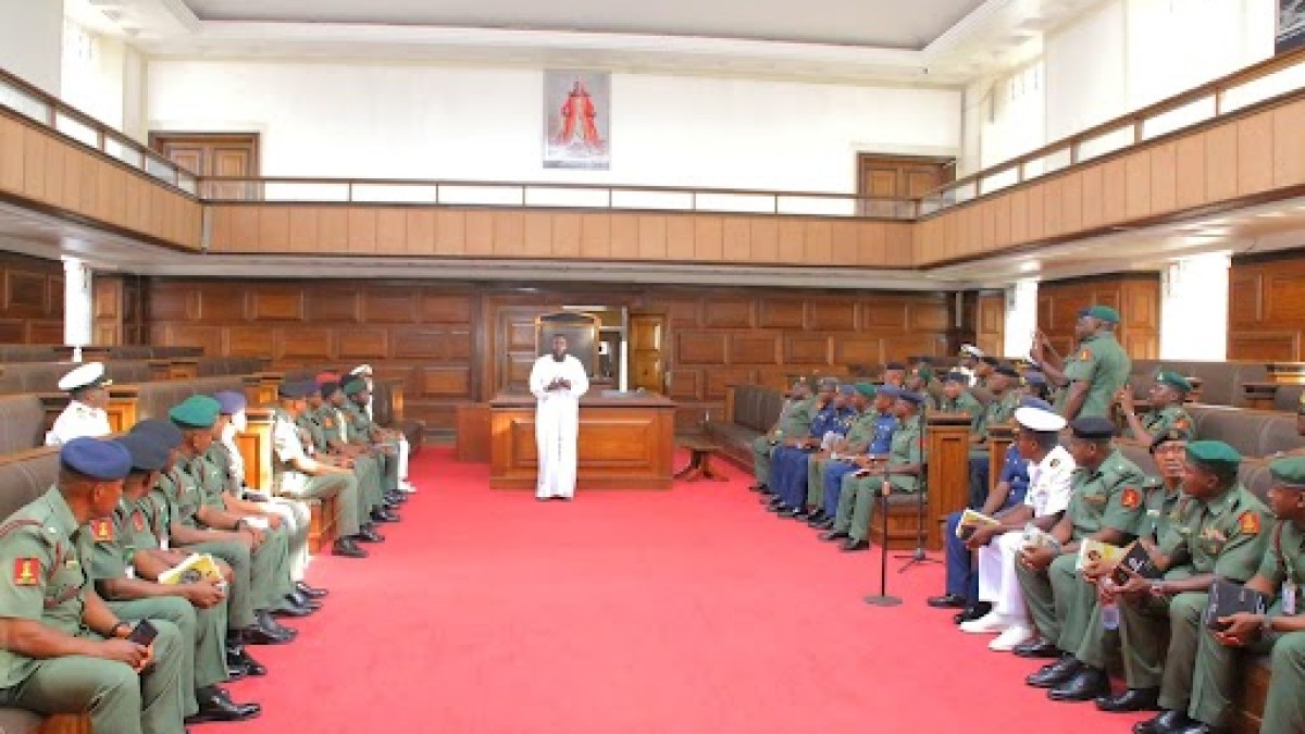 The visitors were also guided by the Buganda Lukiiko